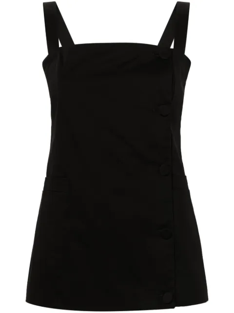 Fabiana Filippi square-neck buttoned blouse