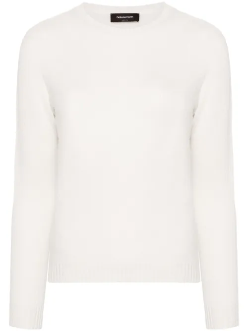 Pull en cachemire à col rond - Fabiana Filippi - Modalova