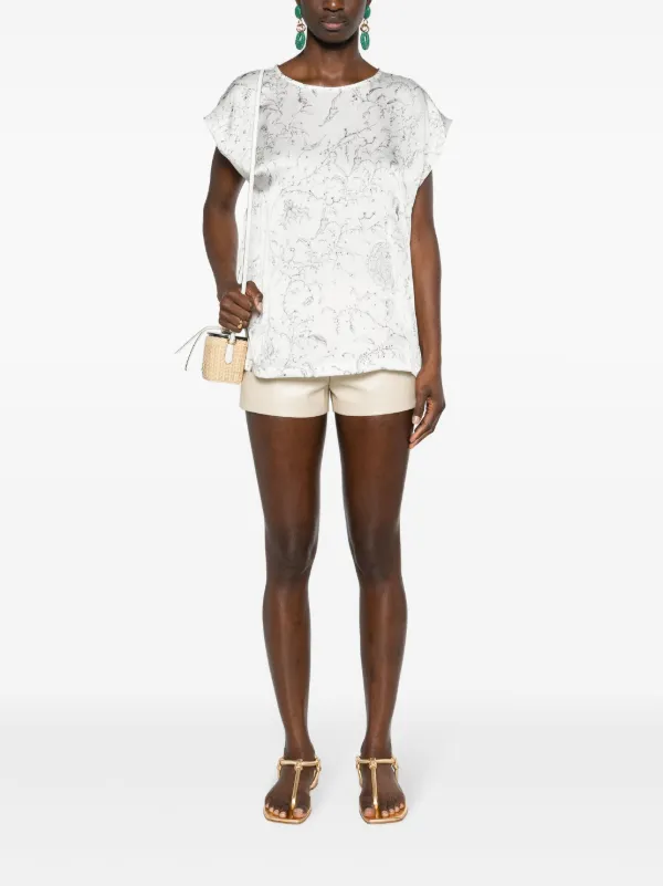 Fabiana Filippi Fabula シルクブラウス | ホワイト | FARFETCH JP