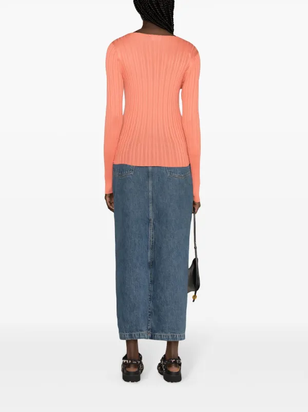 FABIANI FILIPPI オレンジ長袖ニット FABIANI FILIPPI オレンジ長袖ニット FABIANI FILIPPI オレンジ