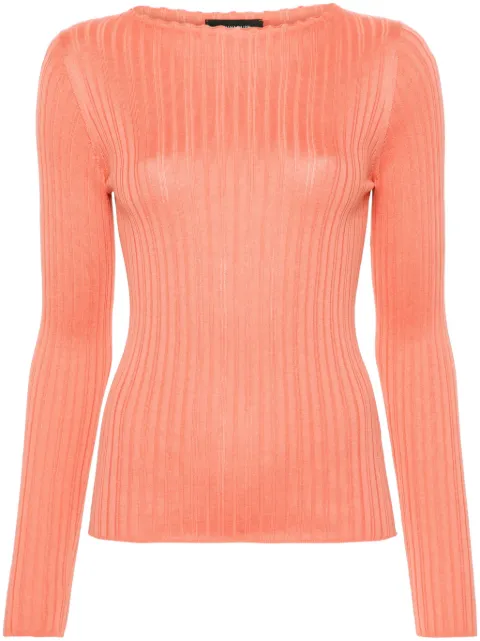Fabiana Filippi boat-neck ribbed jumper