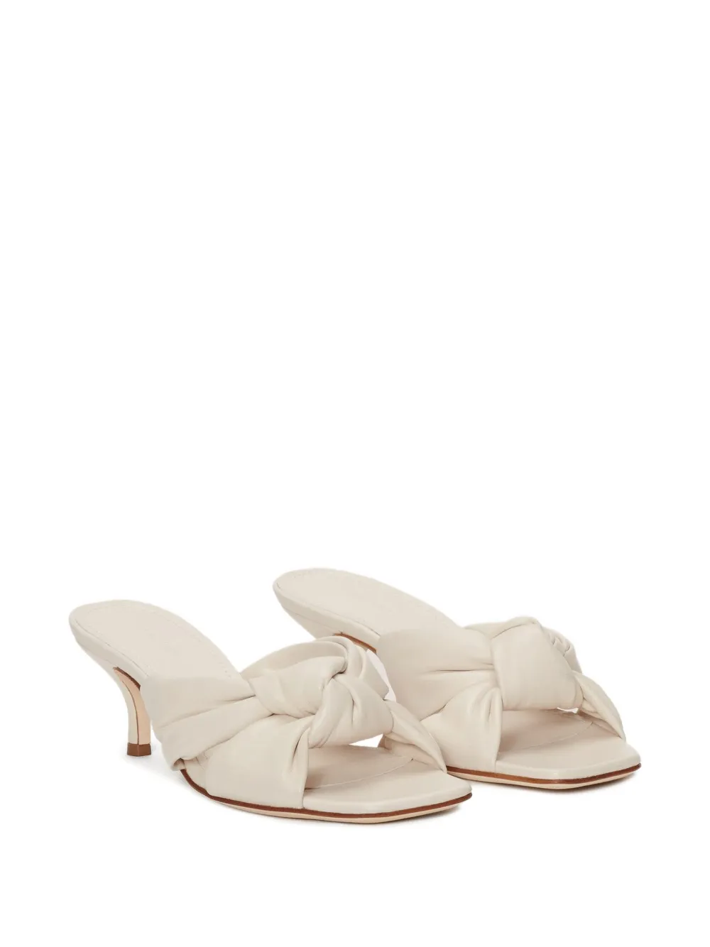 Fabiana Filippi knot-detail leather sandals | Heeled Sandals | Image 2