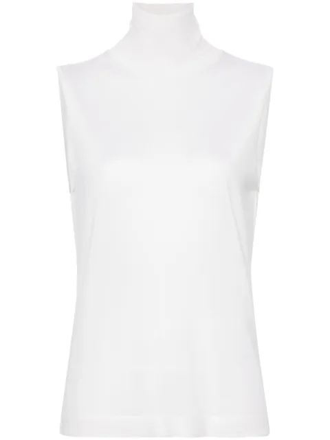 Fabiana Filippi roll-neck sleeveless jumper