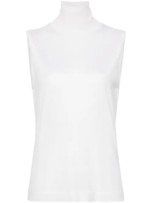 Pull sans manches à col roulé - Fabiana Filippi - Modalova