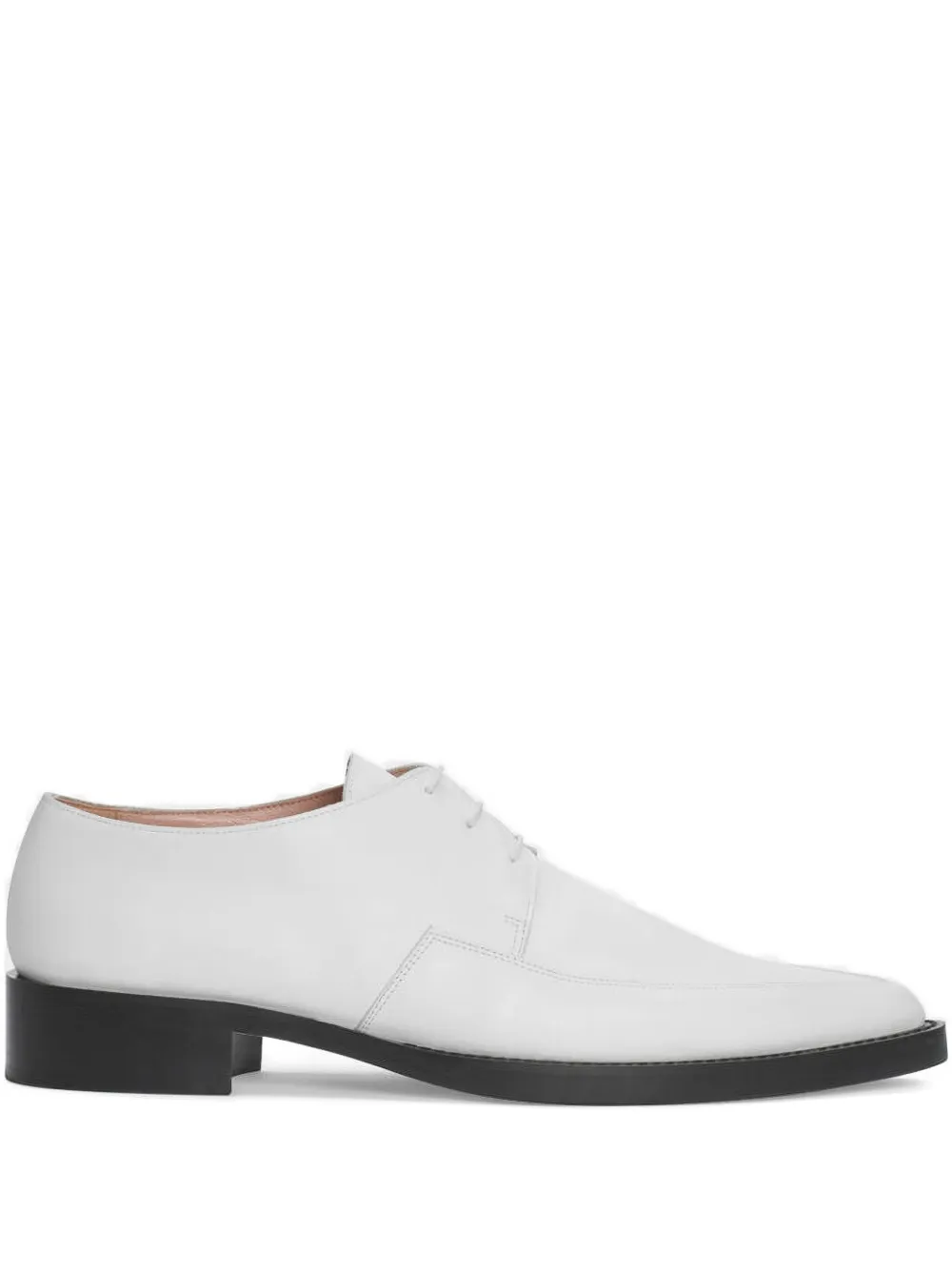 Fabiana Filippi Pointed-toe Derby Shoes In White