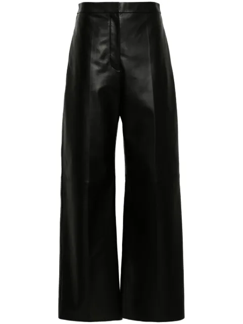 Fabiana Filippi wide-leg leather trousers