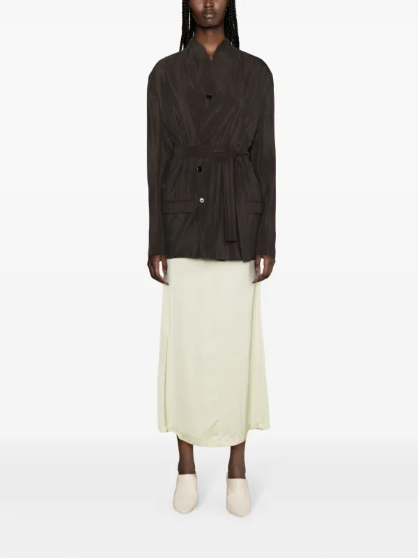 スカート FABIANA FILIPPI Woman Skirt Green GND265F367L186 6162 Fil coupé knitted skirt, aqua green for Women | Fabiana Filippi®
