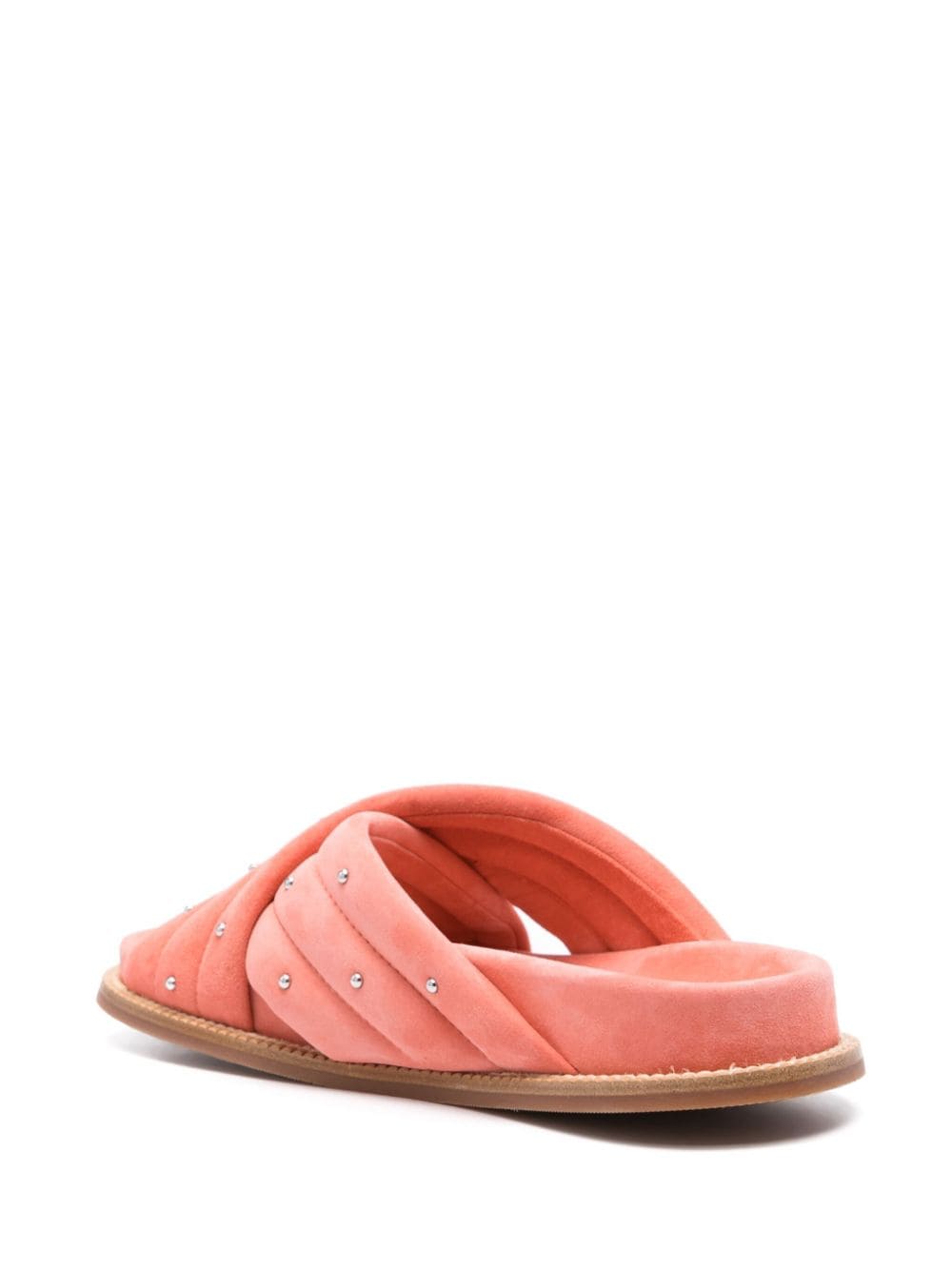 Fabiana Filippi Suède slippers Roze