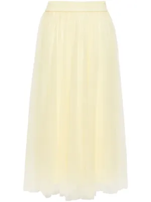 ファビアナフィリッピ　フレアスカート Fabiana Filippi フレアスカート | ホワイト | FARFETCH JP