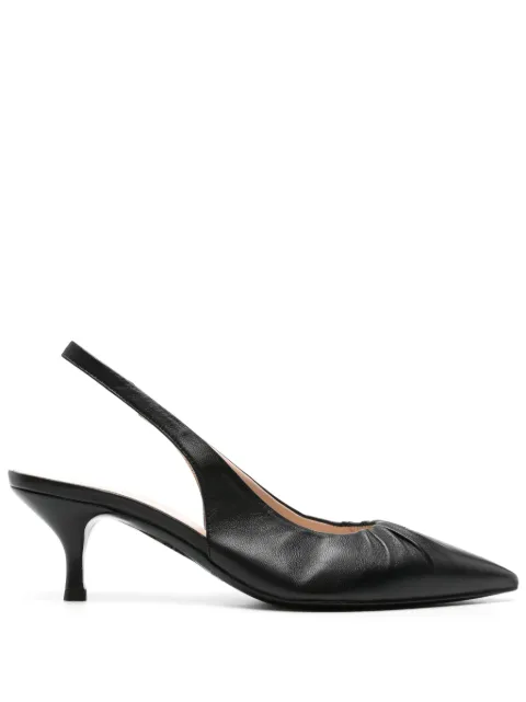 Fabiana Filippi 55mm ruched-detailed pumps