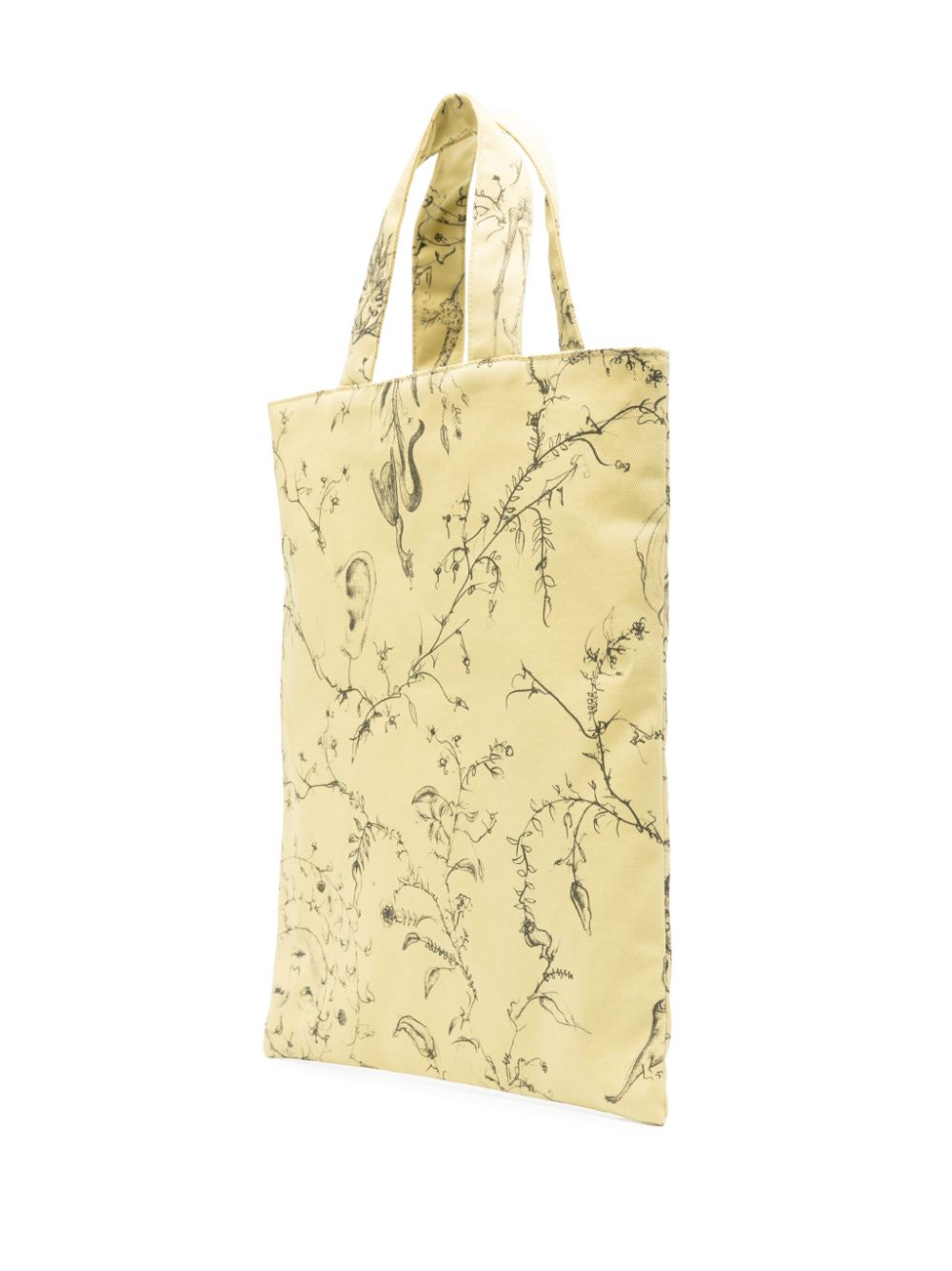 Shop Fabiana Filippi Branches-print Tote Bag In Neutrals