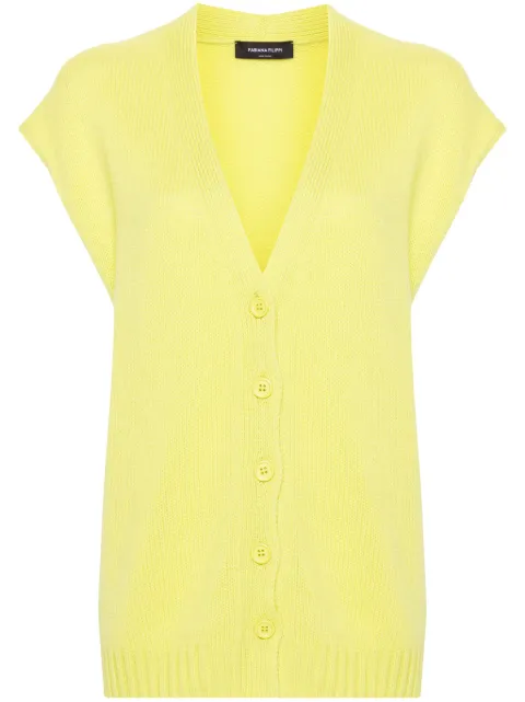 Fabiana Filippi V-neck cashmere vest