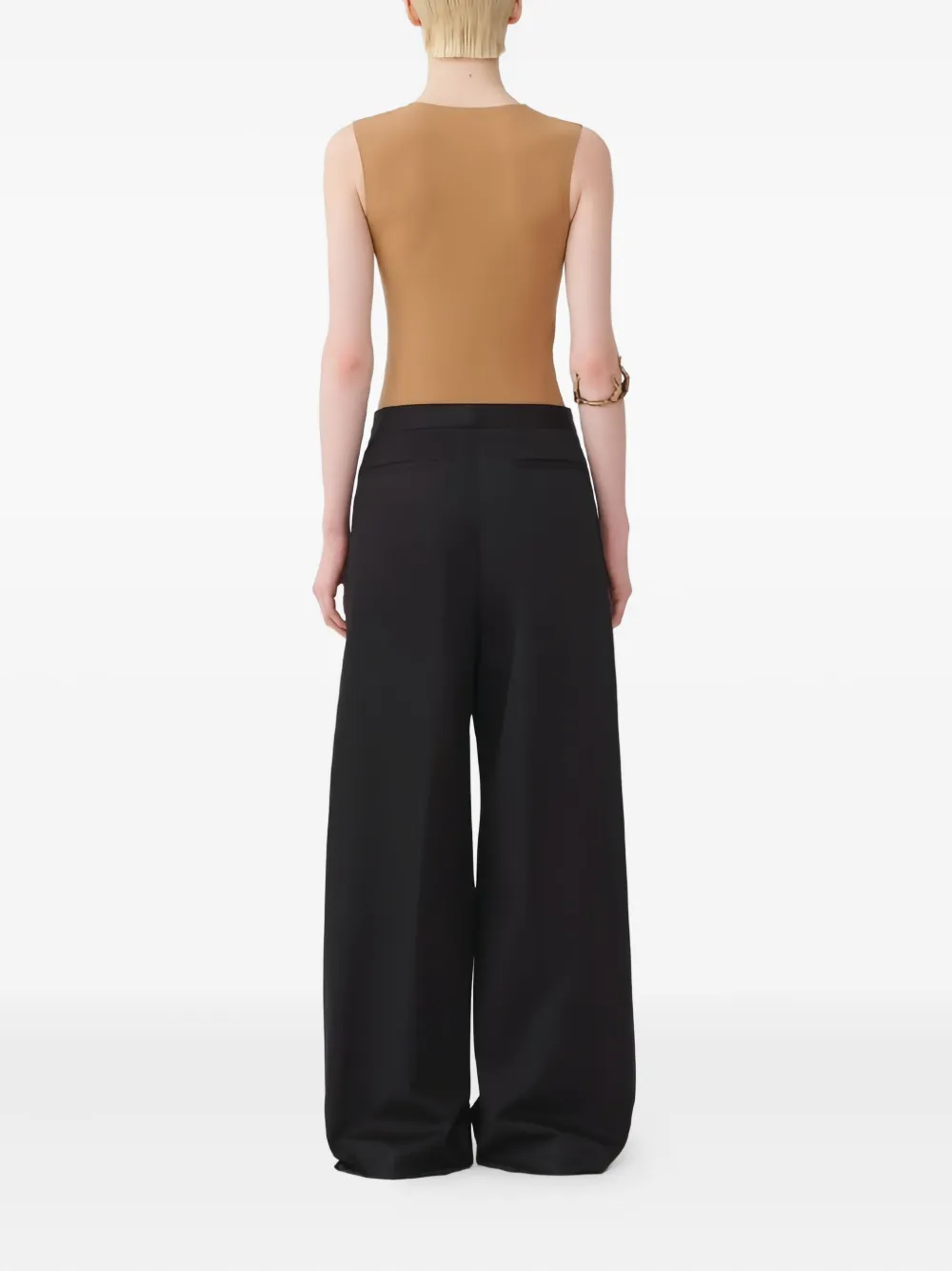 Fabiana Filippi Flat-front Trousers In Black