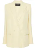 Fabiana Filippi peak-lapels double-breasted blazer - Yellow