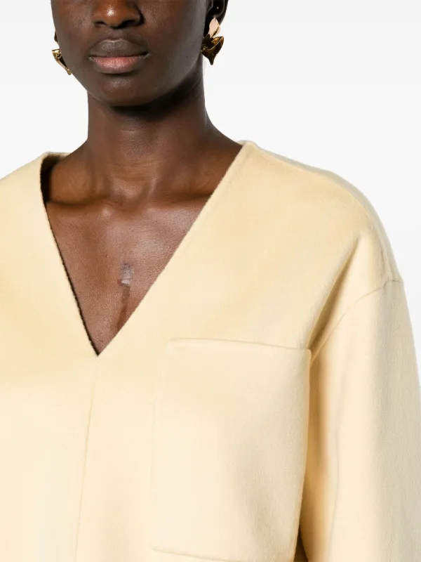 Fabiana Filippi Vネック カシミアセーター | イエロー | FARFETCH JP