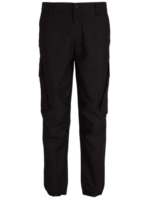 Armani Exchange mid-rise cotton cargo trousers