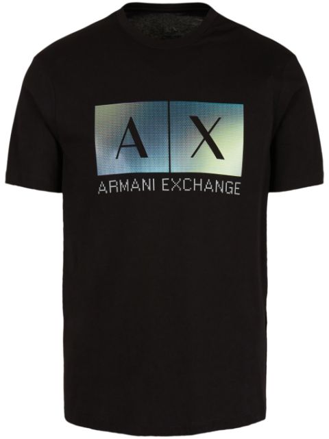 Armani Exchange playera con logo estampado