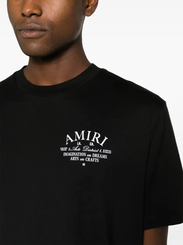 AMIRI logo-print Cotton T-shirt | Black | FARFETCH ZA