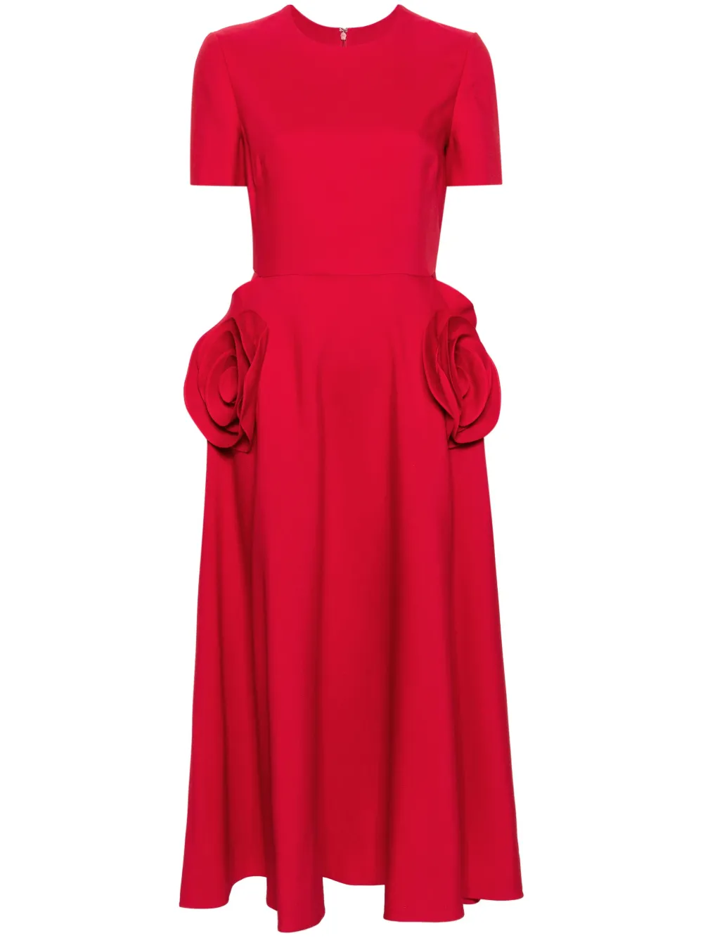 Valentino Garavani Crêpe skorts Rood