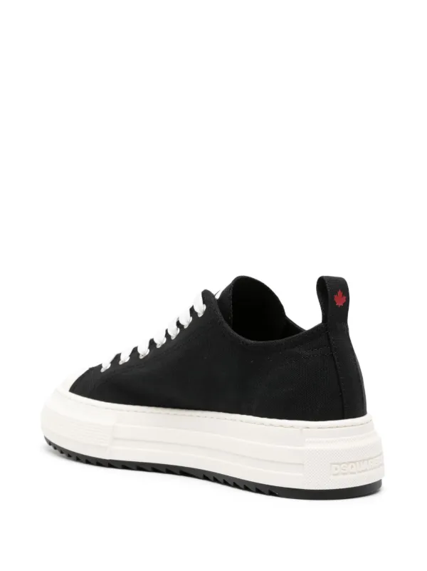 DSQUARED2 Berlin Canvas Sneakers | Black | FARFETCH