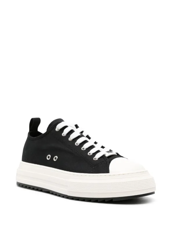 DSQUARED2 Berlin Canvas Sneakers | Black | FARFETCH