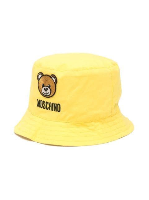 Moschino Kids Teddy Bear-motif bucket hat