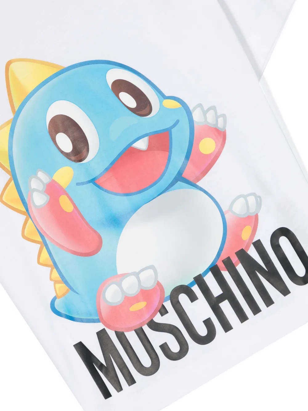 Moschino Kids T-shirt met print Wit