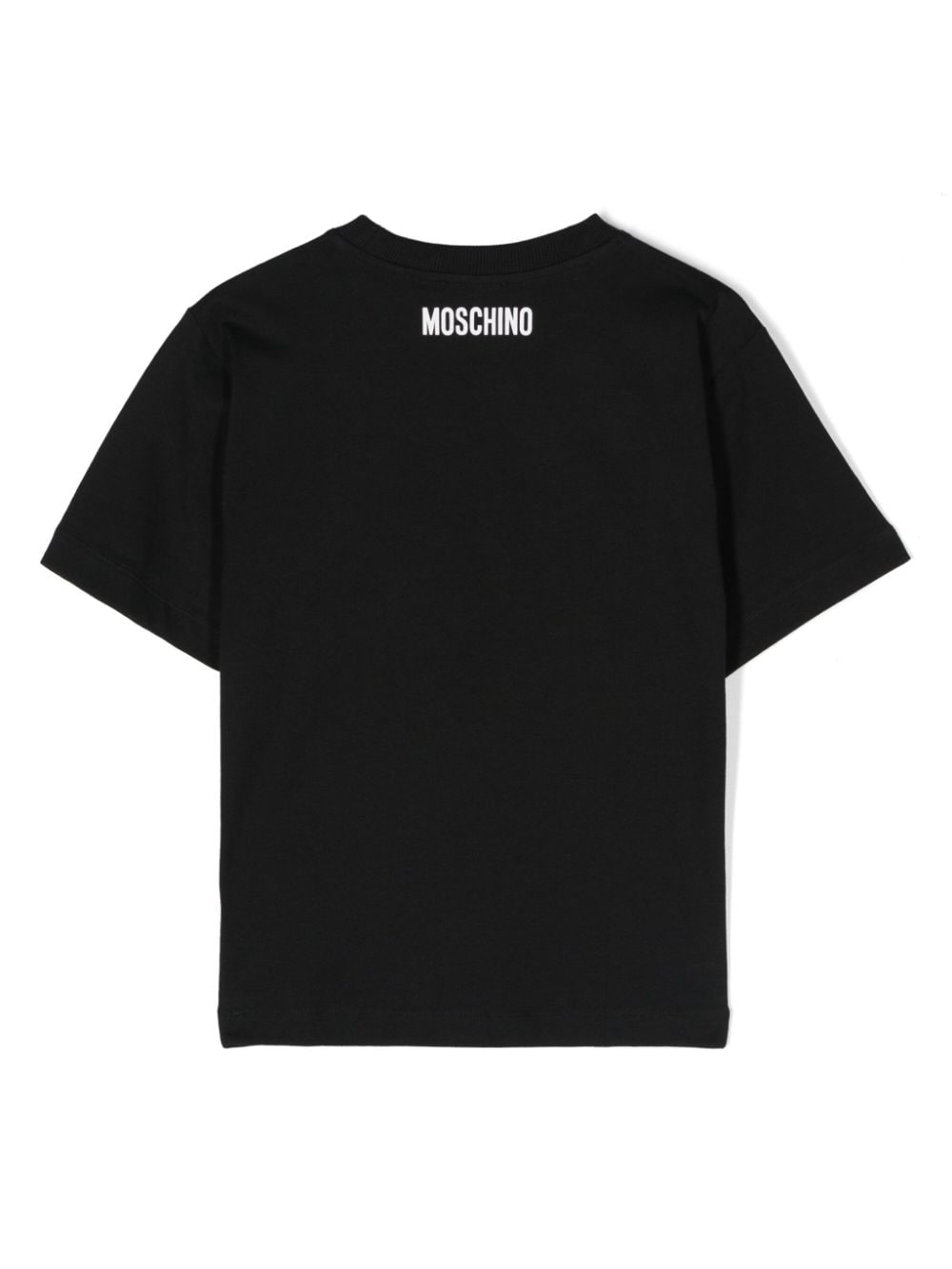Moschino Kids T-shirt met print Zwart