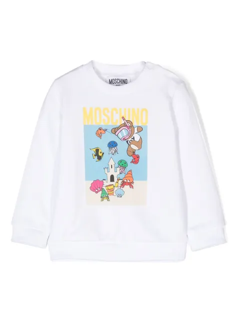 Moschino Kids Teddy Bear-print sweatshirt