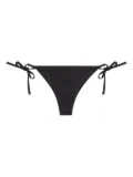 Armani Exchange logo-print bikini bottoms - Black