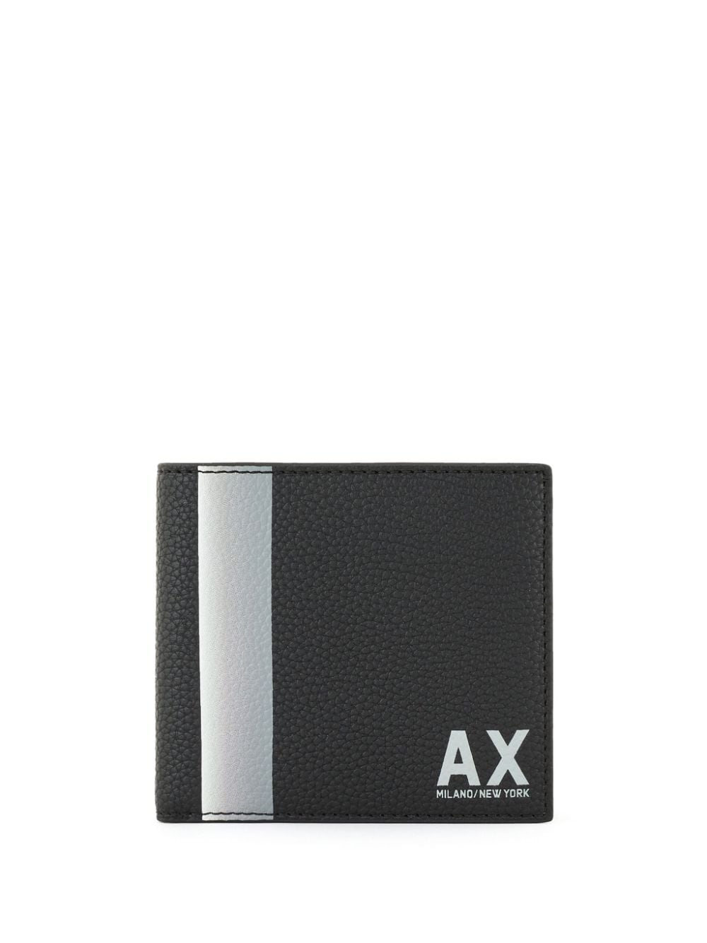 Armani Exchange Logo-print Wallet In Black