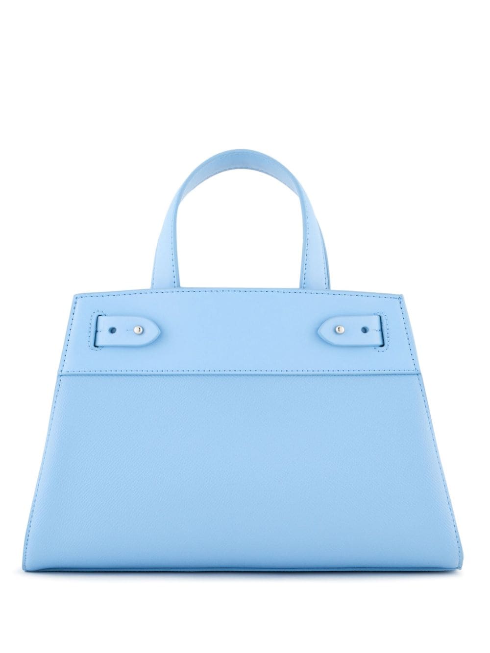 Shop Armani Exchange Logo-debossed Tote Bag In Blue