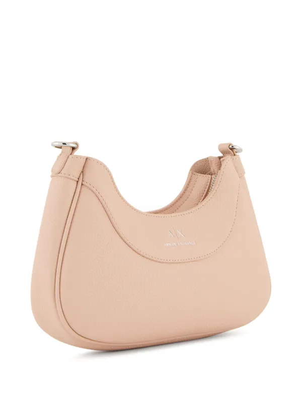 Armani Exchange Faux Leather Shoulder Bag Neutrals FARFETCH JO