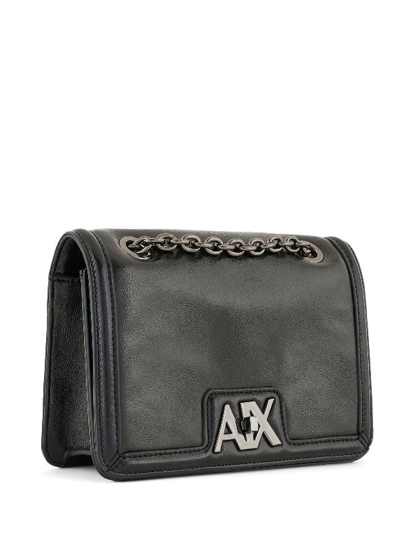 Armani Exchange logo-plaque Cross Body Bag - Farfetch