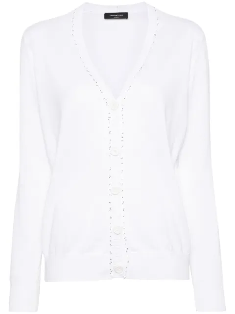 Fabiana Filippi sequin-detail cotton cardigan