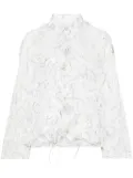 Fabiana Filippi grahic-print lightweight jacket - White