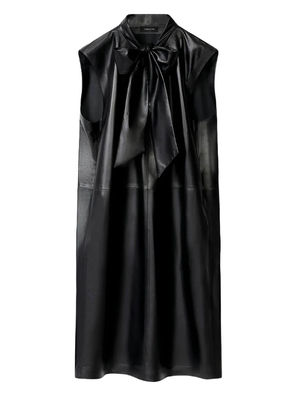 Fabiana Filippi tie-neck sleeveless midi dress | Black | Image 1