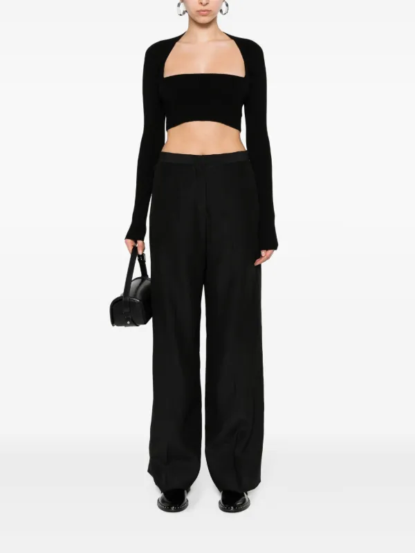 Fabiana Filippi ワイドパンツ | ブラック | FARFETCH JP Fabiana Filippi ワイドパンツ | ブラック | FARFETCH JP