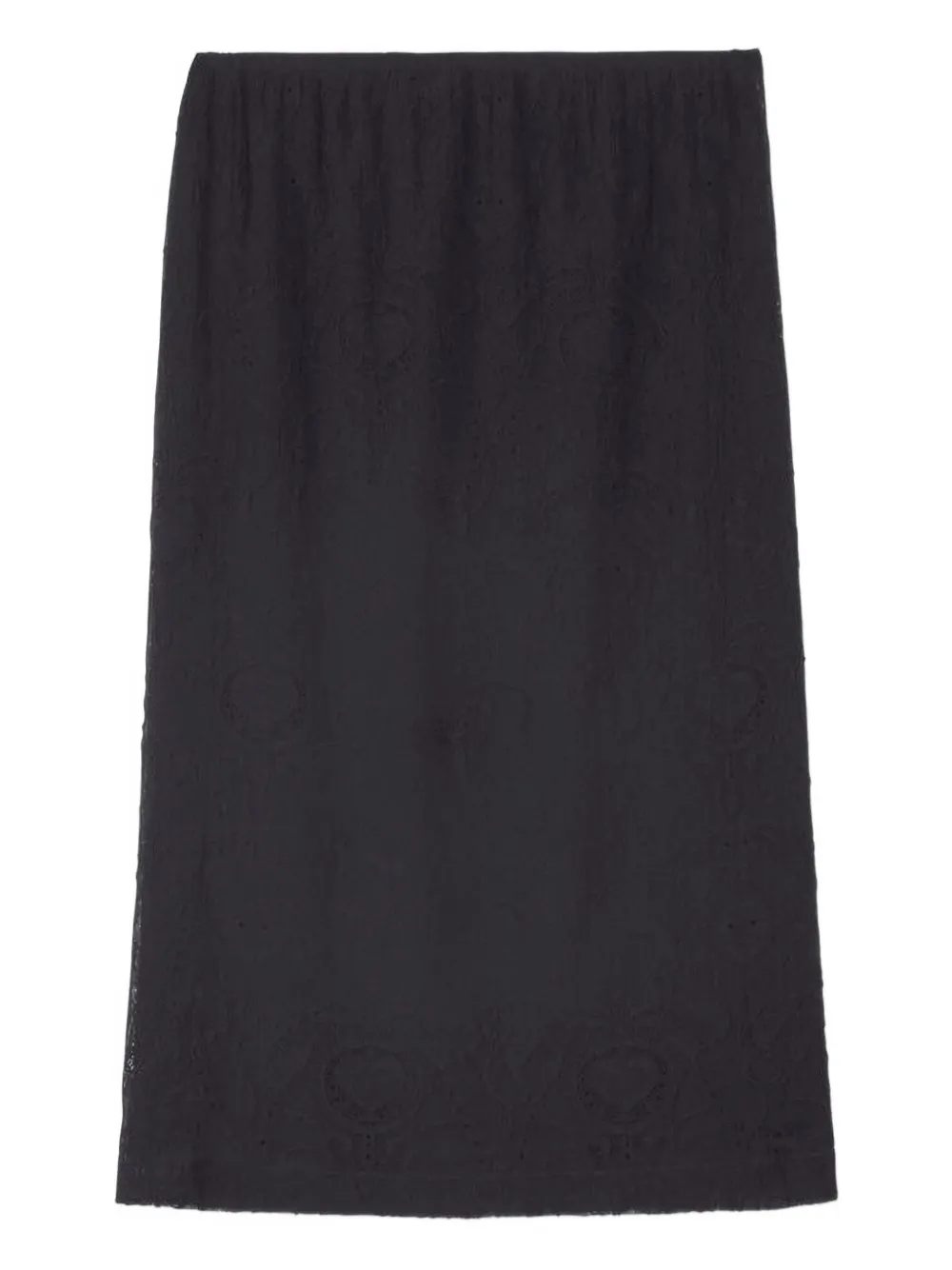 Fabiana Filippi lace midi pencil skirt - ブラック Fabiana Filippi lace midi pencil skirt - ブラック