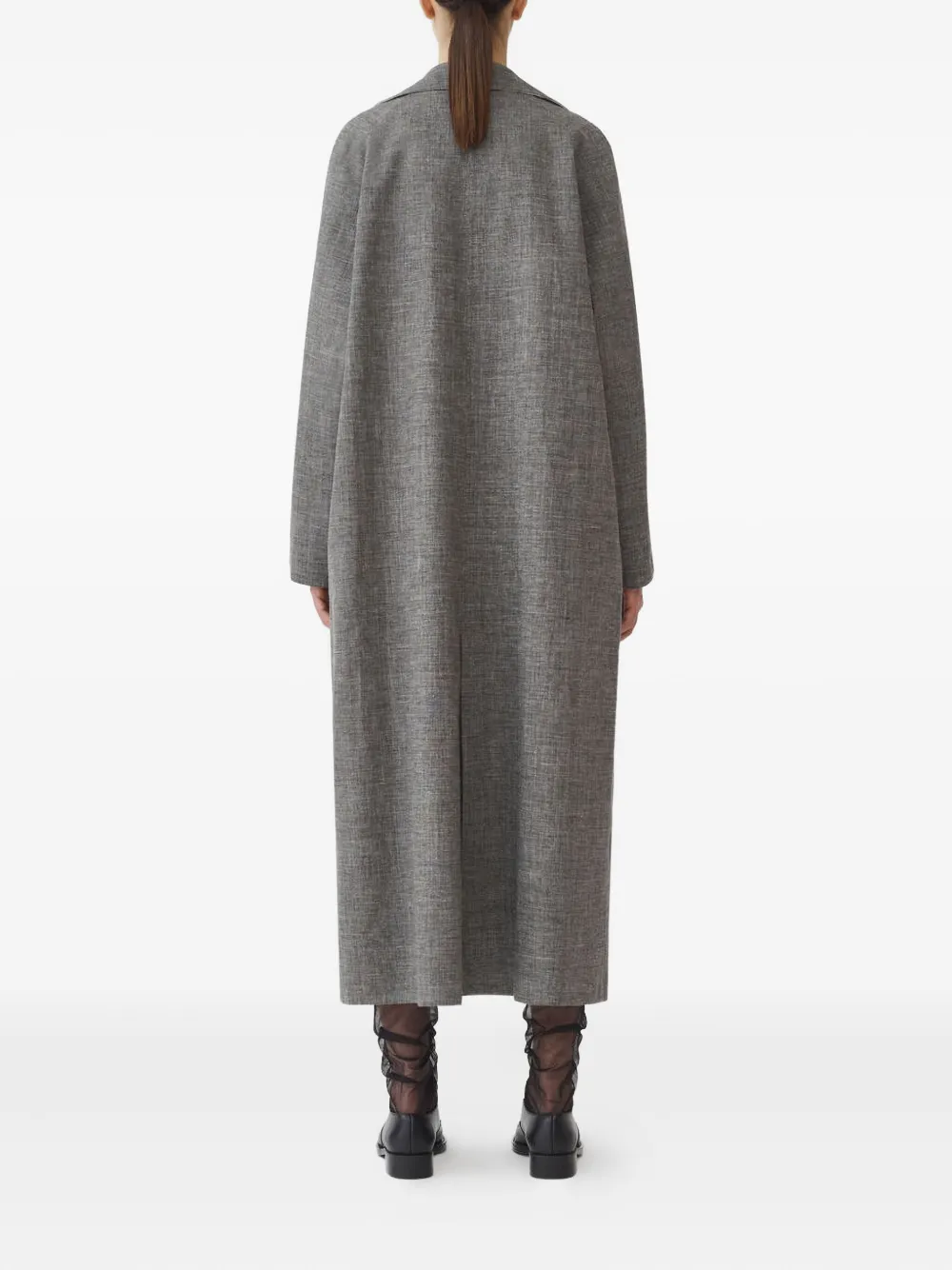 Fabiana Filippi Jas met contrasterend vlak en lange mouwen Grijs