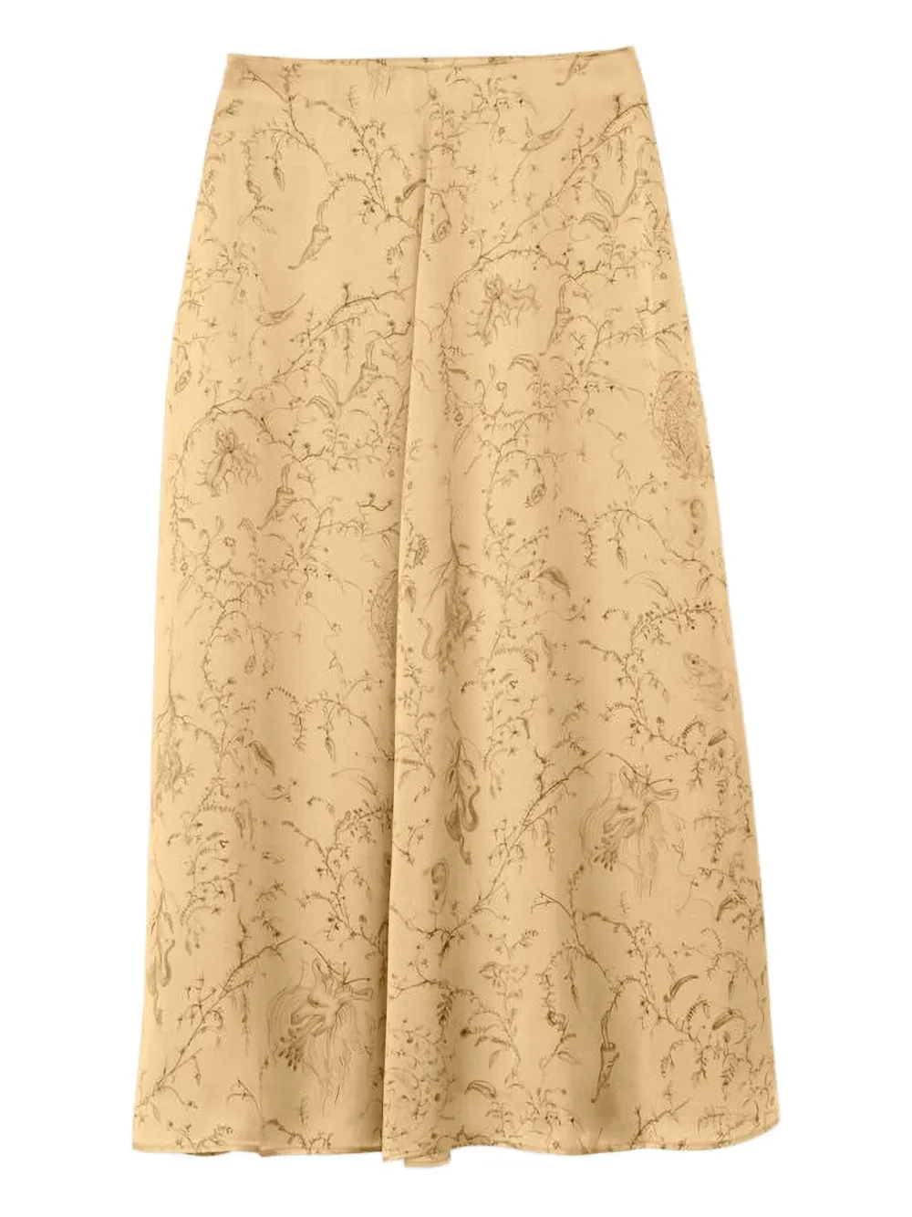Fabiana Filippi floral-print midi skirt | Yellow | Image 1