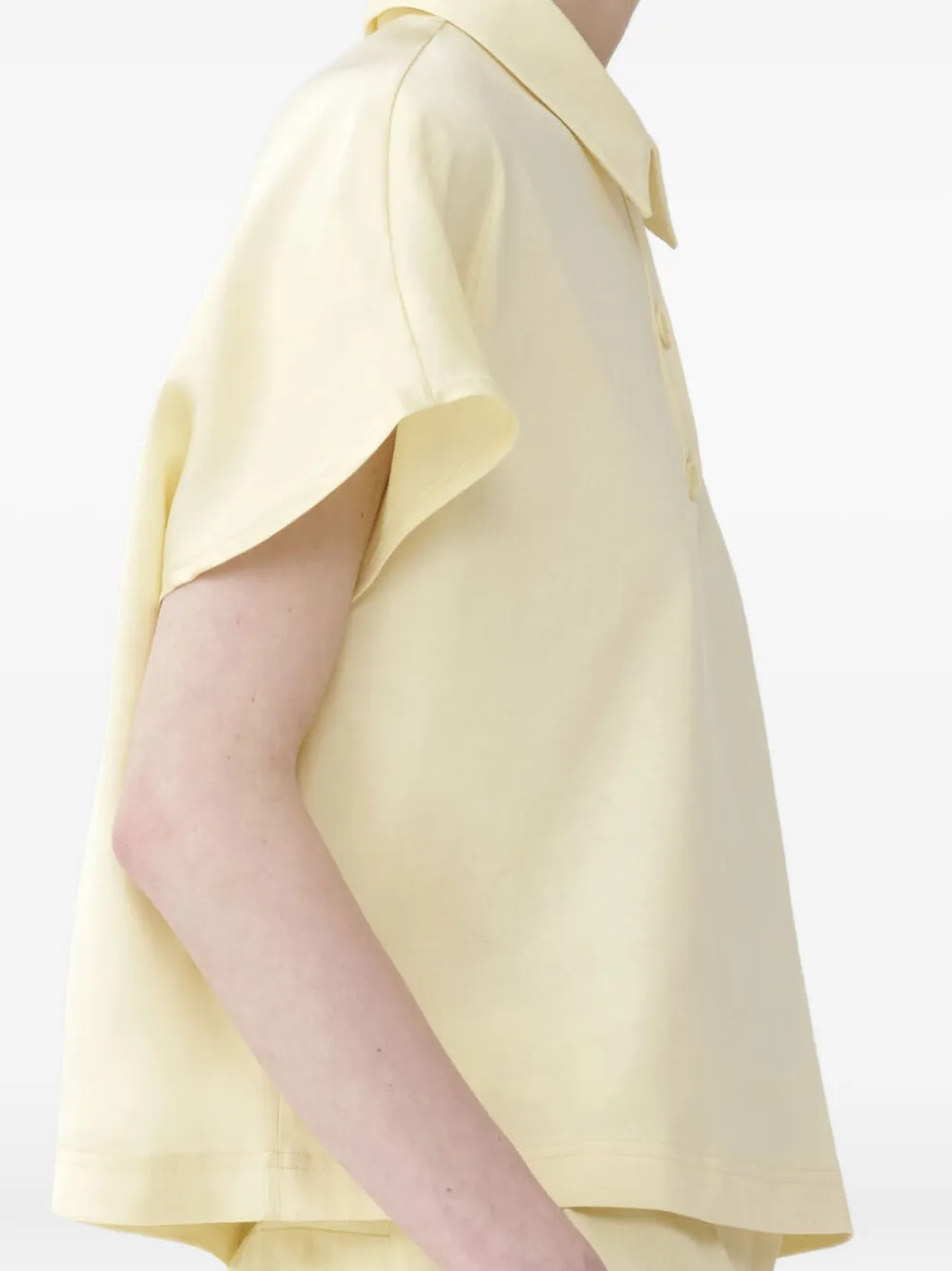 Fabiana Filippi Polotop met korte mouwen Geel