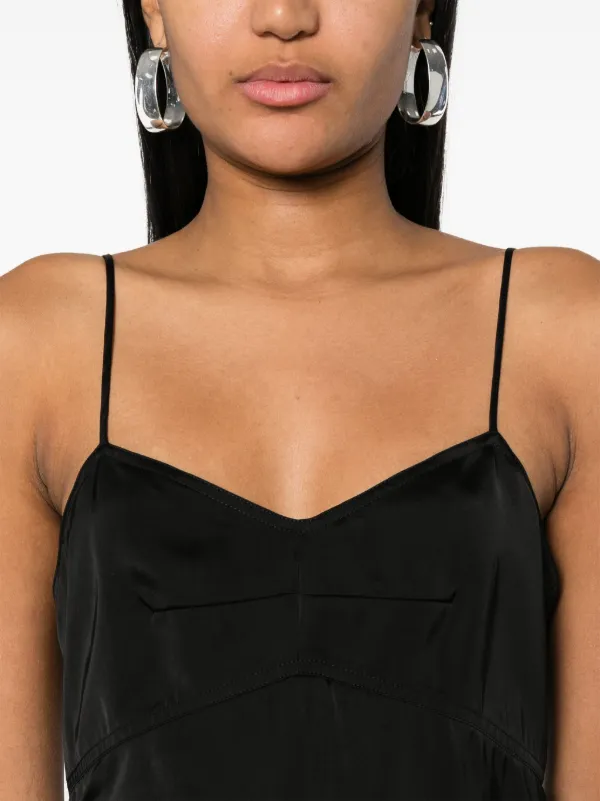 fabiana filippi satin slip dress Fabiana Filippi Satin Slip Dress | Black