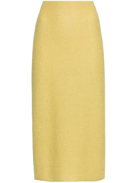 Fabiana Filippi sequin-embellished midi skirt