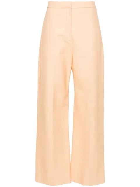 Fabiana Filippi wide-leg leather trousers