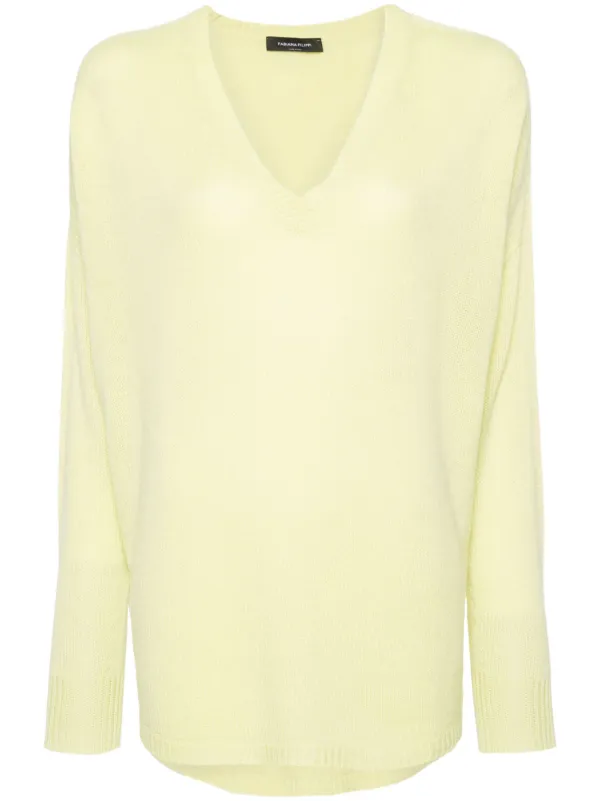 FABIANA FILIPPI 黄色ベージュ長袖シャツ Fabiana Filippi カシミア セーター | イエロー | FARFETCH JP