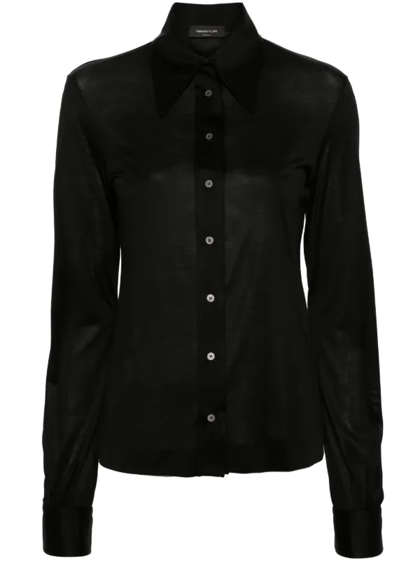 Fabiana Filippi Silk Jersey Shirt - Farfetch