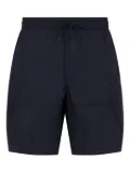 Armani Exchange elasticated-waist shorts - Blue