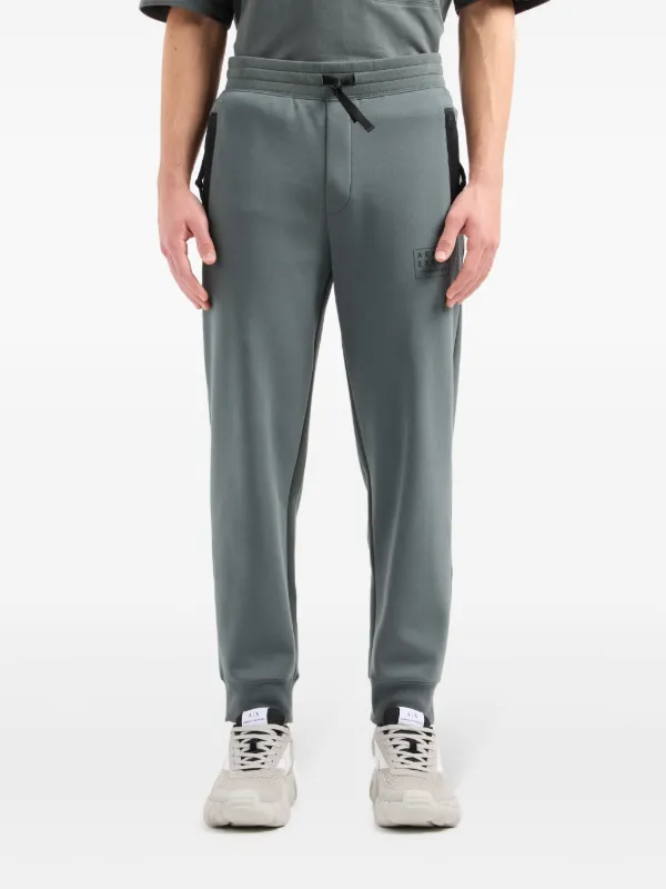 Armani exchange grey joggers sale