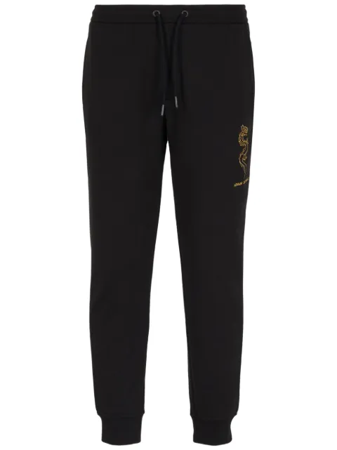 Armani Exchange pants con dragón bordado